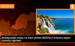 Antalya’daki müze ve ören yerleri 2023’te 3 milyon 269 bin ziyaretçi ağırladı