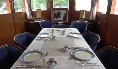 Atatürk’ün gezi teknesi, ‘M/G Acar’ Çanakkale Deniz Müzesinde sergileniyor