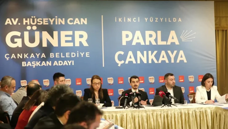 CHP Çankaya Belediye Başkan Adayı Hüseyin Can Güner Projelerini Anlattı