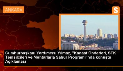 Cumhurbaşkanı Yardımcısı Cevdet Yılmaz: İstanbul’a hak ettiği değeri vermiş olmazsınız