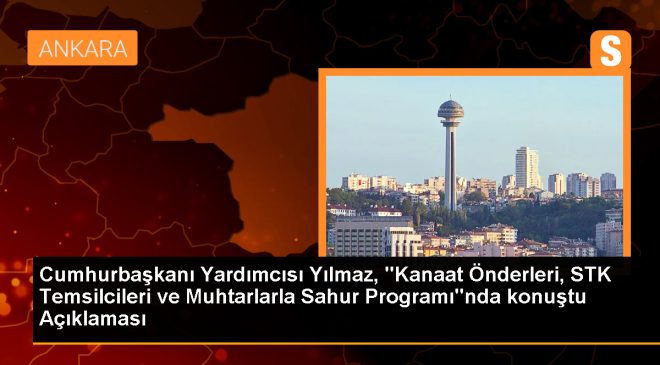 Cumhurbaşkanı Yardımcısı Cevdet Yılmaz: İstanbul’a hak ettiği değeri vermiş olmazsınız