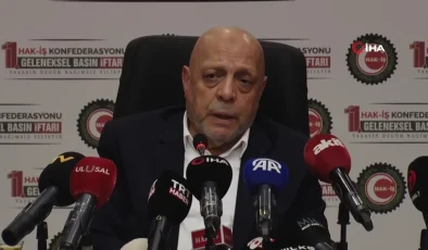 HAK-İŞ Genel Başkanı Arslan: ‘Enflasyondaki yükseliş devam ederse asgari ücret tartışmaları hızlanacak’
