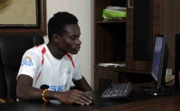 Mersin Olimpik Yetenekler Spor Kulübü’nün futbolcusu Bubacarr Camara, ‘en iyi kanat oyuncusu’ seçildi