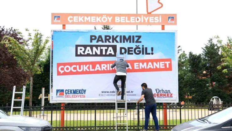 Çekmeköy Belediyesi, Çocuk Parkı’nın Benzin İstasyonuna Dönüştürülmesini Engelledi