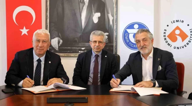 İzmir Ekonomi Üniversitesi ve İzmir Spor Kulüpleri Birliği Vakfı, İzmir futbolunun gelişimini hızlandırmak için işbirliği yapıyor